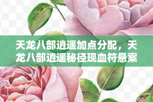 天龙八部逍遥秘径现血符悬案图片