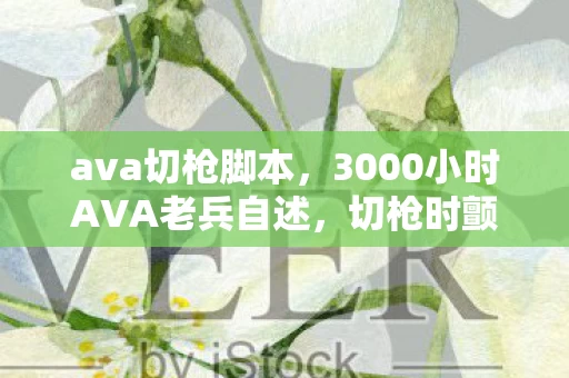 ava切枪脚本，3000小时AVA老兵自述，切枪时颤抖的指尖，藏着多少未说出口的遗憾？
