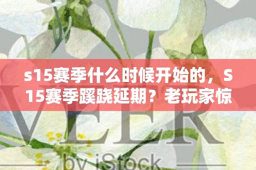 s15赛季什么时候开始的，S15赛季蹊跷延期？老玩家惊呼，这版本迭代太魔幻！