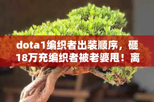 dota1编织者出装顺序,砸18万充编织者被老婆甩!离婚协议背后藏的秘密让我腿软 dota1编织者出装顺序,砸18万充编织者被老婆甩!离婚协议背后藏的秘密让我腿软