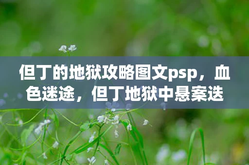 但丁的地狱攻略图文psp,血色迷途,但丁地狱中悬案迭起,毛骨悚然自掘坟墓 但丁的地狱攻略图文psp,血色迷途,但丁地狱中悬案迭起,毛骨悚然自掘坟墓