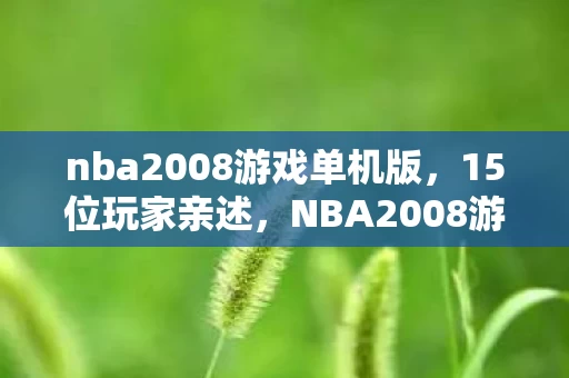 nba2008游戏单机版,15位玩家亲述,NBA2008游戏隐藏彩蛋竟成绷不住名场面? nba2008游戏单机版,15位玩家亲述,NBA2008游戏隐藏彩蛋竟成绷不住名场面?