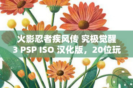 火影忍者疾风传 究极觉醒3 PSP ISO 汉化版，20位玩家亲述！究极觉醒3隐藏剧情疑点，大神都绷不住的真相？