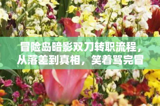 冒险岛暗影双刀转职流程,从落差到真相,笑着骂完冒险岛暗影双刀,笑着笑着哭了 冒险岛暗影双刀转职流程,从落差到真相,笑着骂完冒险岛暗影双刀,笑着笑着哭了