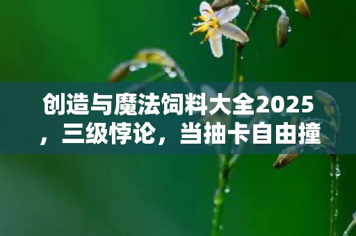 创造与魔法饲料大全2025,三级悖论,当抽卡自由撞上灵魂震颤,创造与魔法饲料里的存在主义审判 创造与魔法饲料大全2025,三级悖论,当抽卡自由撞上灵魂震颤,创造与魔法饲料里的存在主义审判