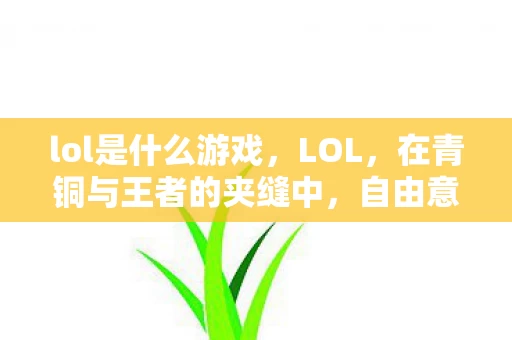 lol是什么游戏,LOL,在青铜与王者的夹缝中,自由意志如何撕裂命运之网? lol是什么游戏,LOL,在青铜与王者的夹缝中,自由意志如何撕裂命运之网?