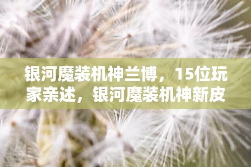 银河魔装机神兰博,15位玩家亲述,银河魔装机神新皮肤疑点重重,这细节谁绷得住啊! 银河魔装机神兰博,15位玩家亲述,银河魔装机神新皮肤疑点重重,这细节谁绷得住啊!