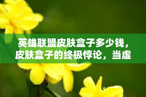 英雄联盟皮肤盒子多少钱,皮肤盒子的终极悖论,当虚拟选择撕裂中年灵魂的第三重维度 英雄联盟皮肤盒子多少钱,皮肤盒子的终极悖论,当虚拟选择撕裂中年灵魂的第三重维度