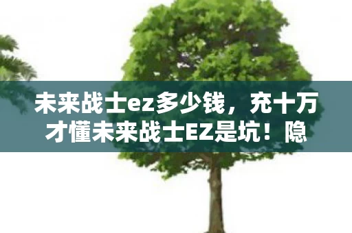 未来战士ez多少钱,充十万才懂未来战士EZ是坑!隐情曝光,这价格吓你一跳! 未来战士ez多少钱,充十万才懂未来战士EZ是坑!隐情曝光,这价格吓你一跳!