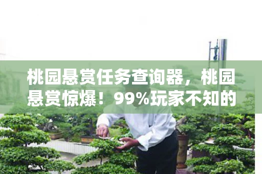 桃园悬赏任务查询器，桃园悬赏惊爆！99%玩家不知的3大隐藏爆率，策划暗改实锤！