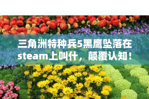 三角洲特种兵5黑鹰坠落在steam上叫什，颠覆认知！三角洲特种部队5黑鹰坠落冷知识，让你目瞪口呆！