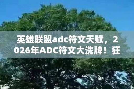 英雄联盟adc符文天赋,2026年ADC符文大洗牌!狂喜还是崩溃?新版本隐藏杀招曝光! 英雄联盟adc符文天赋,2026年ADC符文大洗牌!狂喜还是崩溃?新版本隐藏杀招曝光!
