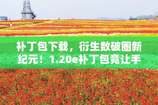 补丁包下载，衍生数破圈新纪元！1.20e补丁包竟让手办狂魔冰箱空荡荡