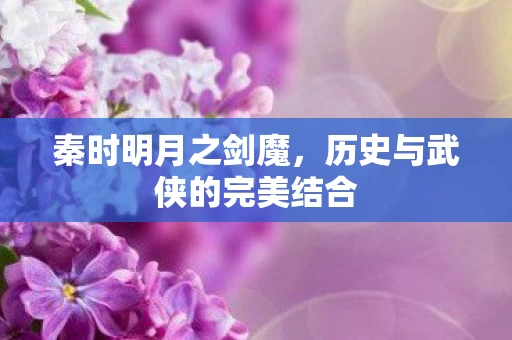 历史与武侠的完美结合图片