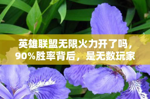 英雄联盟无限火力开了吗,90%胜率背后,是无数玩家被无限火力榨干的扎心真相 英雄联盟无限火力开了吗,90%胜率背后,是无数玩家被无限火力榨干的扎心真相