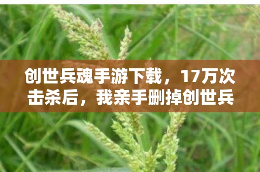 创世兵魂手游下载,17万次击杀后,我亲手删掉创世兵魂,这把枪里藏着2027年FPS的眼泪 创世兵魂手游下载,17万次击杀后,我亲手删掉创世兵魂,这把枪里藏着2027年FPS的眼泪
