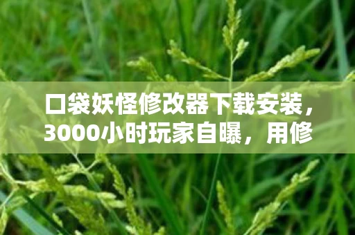 口袋妖怪修改器下载安装,3000小时玩家自曝,用修改器改出的完美精灵,为何让我泪洒凌晨三点? 口袋妖怪修改器下载安装,3000小时玩家自曝,用修改器改出的完美精灵,为何让我泪洒凌晨三点?