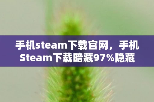 手机steam下载官网，手机Steam下载暗藏97%隐藏机制！策划绝口不提的数值黑幕曝光
