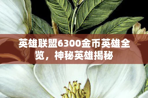 英雄联盟6300金币英雄全览图片