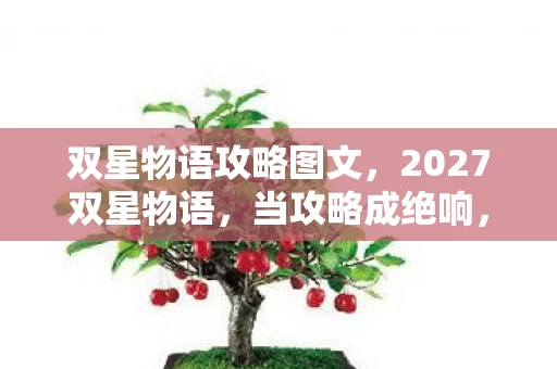 双星物语攻略图文,2027双星物语,当攻略成绝响,谁在好友列表里留了未寄出的月光? 双星物语攻略图文,2027双星物语,当攻略成绝响,谁在好友列表里留了未寄出的月光?