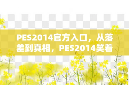 PES2014官方入口,从落差到真相,PES2014笑着笑着哭了,老玩家为何仍难割舍? PES2014官方入口,从落差到真相,PES2014笑着笑着哭了,老玩家为何仍难割舍?