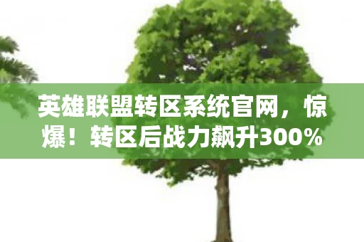 英雄联盟转区系统官网，惊爆！转区后战力飙升300%？99%玩家不知的隐藏机制大揭秘！