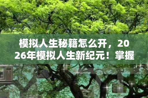 模拟人生秘籍怎么开,2026年模拟人生新纪元!掌握这3个数字,解锁隐藏人生巅峰? 模拟人生秘籍怎么开,2026年模拟人生新纪元!掌握这3个数字,解锁隐藏人生巅峰?