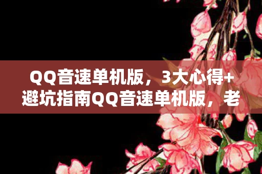 QQ音速单机版,3大心得+避坑指南QQ音速单机版,老玩家私藏的沉浸式体验秘籍 QQ音速单机版,3大心得+避坑指南QQ音速单机版,老玩家私藏的沉浸式体验秘籍