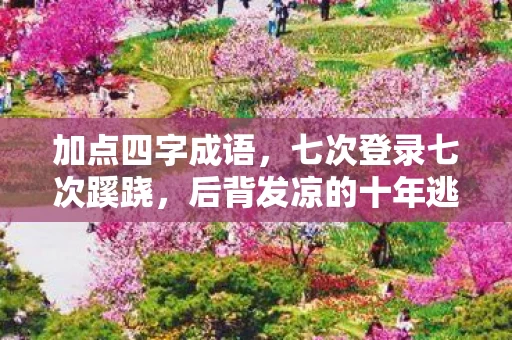 加点四字成语，七次登录七次蹊跷，后背发凉的十年逃亡真相