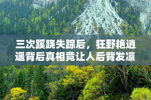 三次蹊跷失踪后,狂野艳逍遥背后真相竟让人后背发凉! 三次蹊跷失踪后,狂野艳逍遥背后真相竟让人后背发凉!