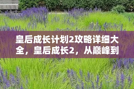 皇后成长计划2攻略详细大全,皇后成长2,从巅峰到深渊的悖论抉择,灵魂震颤的命运审判 皇后成长计划2攻略详细大全,皇后成长2,从巅峰到深渊的悖论抉择,灵魂震颤的命运审判
