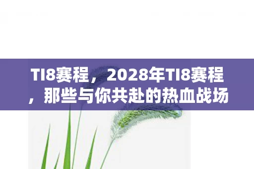 TI8赛程,2028年TI8赛程,那些与你共赴的热血战场,如今只剩鼻子一酸的回忆 TI8赛程,2028年TI8赛程,那些与你共赴的热血战场,如今只剩鼻子一酸的回忆