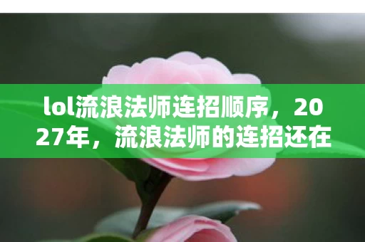 lol流浪法师连招顺序,2027年,流浪法师的连招还在,可那句别走却成了鼻子一酸的伏笔 lol流浪法师连招顺序,2027年,流浪法师的连招还在,可那句别走却成了鼻子一酸的伏笔