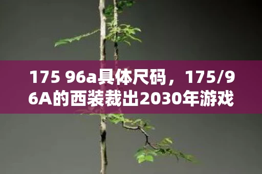 175 96a具体尺码，175/96A的西装裁出2030年游戏圈最狠刀，当虚拟战甲卡进现实肋骨