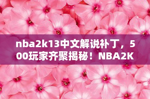 nba2k13中文解说补丁,500玩家齐聚揭秘!NBA2K13中文解说疑点重重,大神都绷不住了! nba2k13中文解说补丁,500玩家齐聚揭秘!NBA2K13中文解说疑点重重,大神都绷不住了!