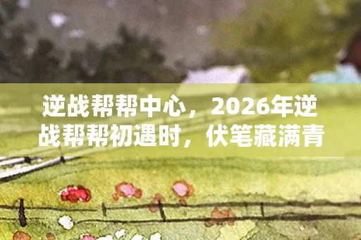 逆战帮帮中心,2026年逆战帮帮初遇时,伏笔藏满青春,如今想起鼻子一酸 逆战帮帮中心,2026年逆战帮帮初遇时,伏笔藏满青春,如今想起鼻子一酸