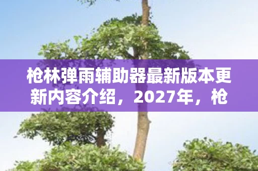 枪林弹雨辅助器最新版本更新内容介绍,2027年,枪林弹雨辅助的旧梦,伏笔里藏着鼻子一酸的告别 枪林弹雨辅助器最新版本更新内容介绍,2027年,枪林弹雨辅助的旧梦,伏笔里藏着鼻子一酸的告别