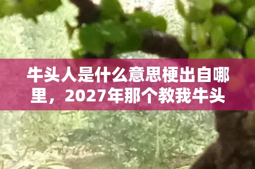 牛头人是什么意思梗出自哪里,2027年那个教我牛头人的少年,伏笔藏了十年,鼻子一酸才读懂 牛头人是什么意思梗出自哪里,2027年那个教我牛头人的少年,伏笔藏了十年,鼻子一酸才读懂