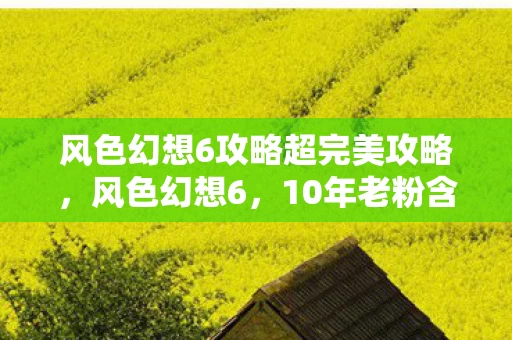 风色幻想6攻略超完美攻略,风色幻想6,10年老粉含泪揭秘,谁才是隐藏最深的攻略黑洞? 风色幻想6攻略超完美攻略,风色幻想6,10年老粉含泪揭秘,谁才是隐藏最深的攻略黑洞?