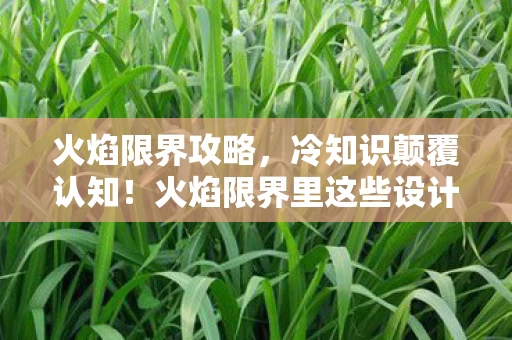 火焰限界攻略,冷知识颠覆认知!火焰限界里这些设计细节,让你目瞪口呆! 火焰限界攻略,冷知识颠覆认知!火焰限界里这些设计细节,让你目瞪口呆!