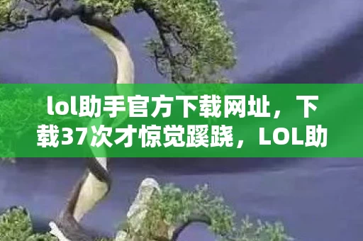 lol助手官方下载网址，下载37次才惊觉蹊跷，LOL助手背后真相让我后背发凉
