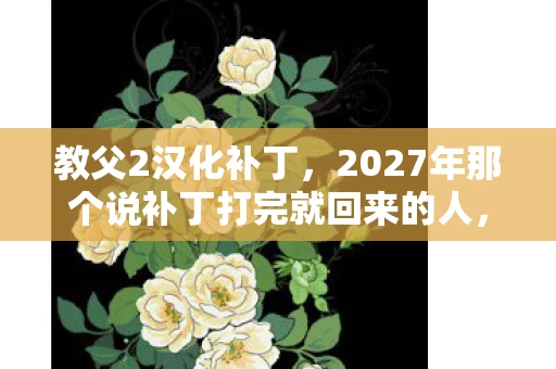 教父2汉化补丁,2027年那个说补丁打完就回来的人,伏笔里藏着鼻子一酸的青春 教父2汉化补丁,2027年那个说补丁打完就回来的人,伏笔里藏着鼻子一酸的青春