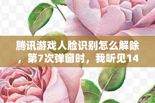 腾讯游戏人脸识别怎么解除,第7次弹窗时,我听见14岁儿子在屏幕后哽咽,人脸识别,到底困住了谁? 腾讯游戏人脸识别怎么解除,第7次弹窗时,我听见14岁儿子在屏幕后哽咽,人脸识别,到底困住了谁?