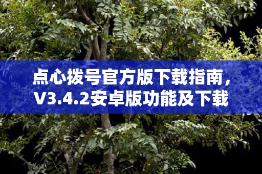 点心拨号官方版下载指南图片