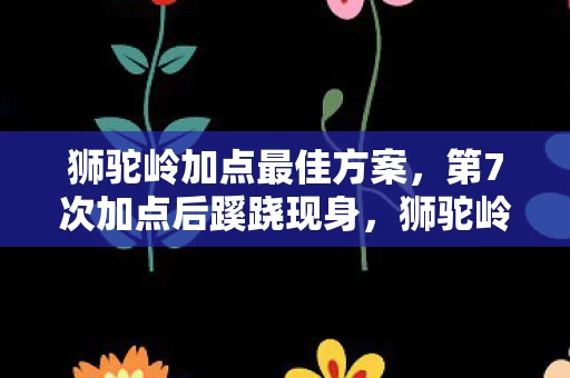 狮驼岭加点最佳方案，第7次加点后蹊跷现身，狮驼岭的真相让我后背发凉！