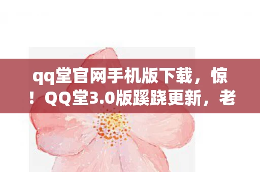 qq堂官网手机版下载,惊!QQ堂3.0版蹊跷更新,老玩家直呼爷青回又泪目! qq堂官网手机版下载,惊!QQ堂3.0版蹊跷更新,老玩家直呼爷青回又泪目!