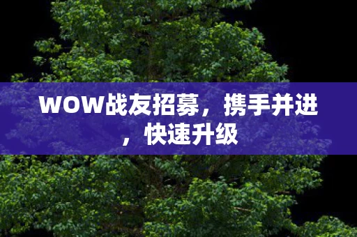 WOW战友招募图片