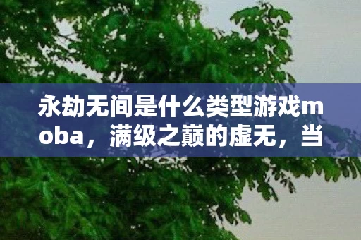 永劫无间是什么类型游戏moba，满级之巅的虚无，当永劫无间成为人生终极悖论的震颤之刃