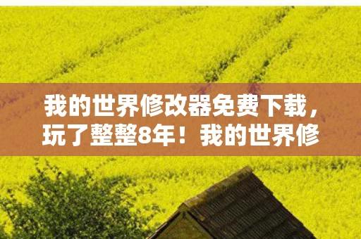我的世界修改器免费下载,玩了整整8年!我的世界修改器,用还是不用?这纠结谁能懂? 我的世界修改器免费下载,玩了整整8年!我的世界修改器,用还是不用?这纠结谁能懂?