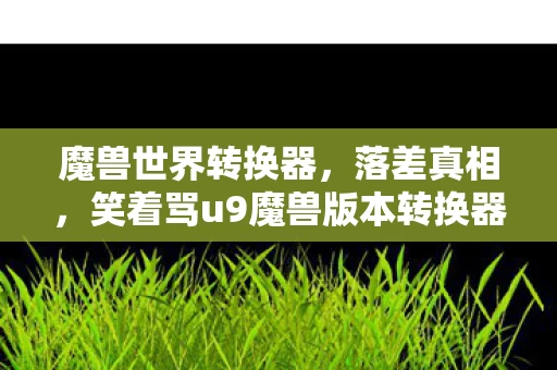 魔兽世界转换器,落差真相,笑着骂u9魔兽版本转换器,笑着笑着竟哭了 魔兽世界转换器,落差真相,笑着骂u9魔兽版本转换器,笑着笑着竟哭了